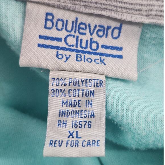 Boulevard Club By Block Shirt Men's XL Collared W/Pockets Retro Bowling Design - Picture 4 of 5